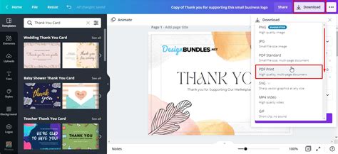 can you print from canva without downloading